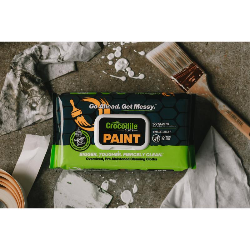 Crocodile Cloth 10 in. W X 15 in. L White Paint Cleaning Cloth, Pack of 6