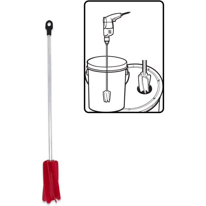 Allway 2.5 in. W X 18.5 in. L Paint Mixer For 5 Gallon, Pack of 6