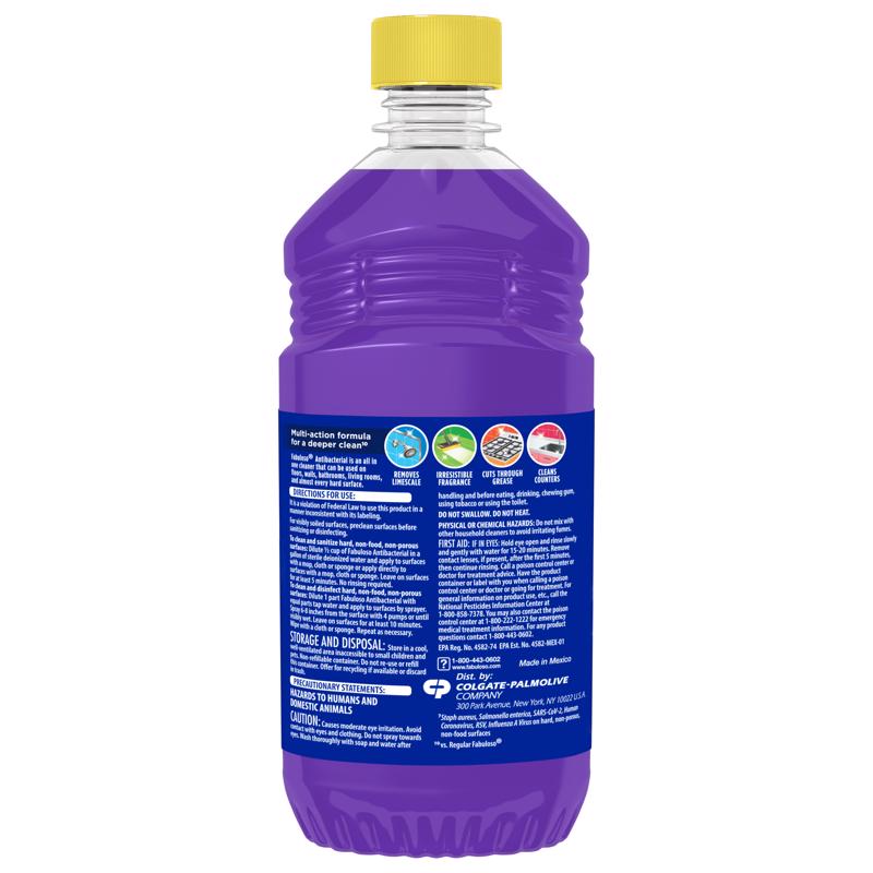 Fabuloso Lavender Scent Multi-Purpose Cleaner Liquid 16.9 oz, Pack of 24