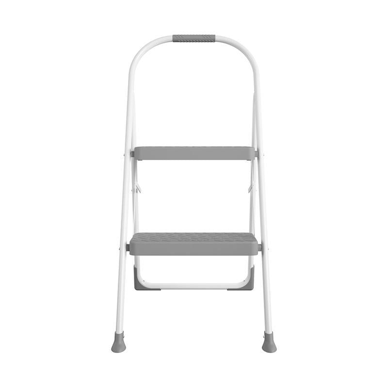 Cosco 37.09 in. H X 16.77 in. W X 2.83 in. D 225 lb. capacity 2 step Steel Folding Step Stool