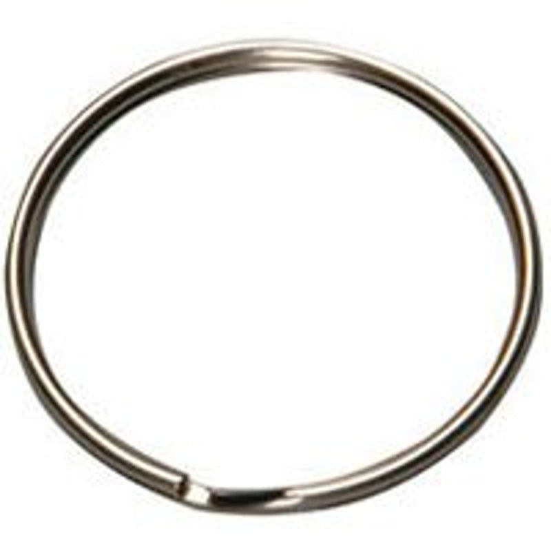 2GO KB112 Key Ring, Split Ring, 3 in Ring, Nickel-Plated