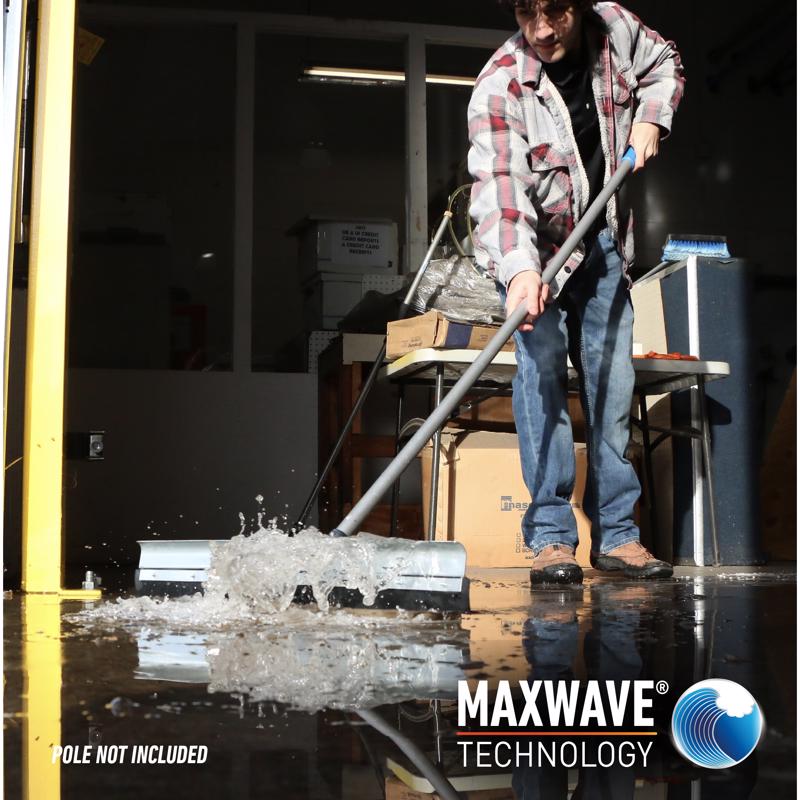 Unger AquaDozer 24 in. W Galvanized Steel Floor Squeegee Replacement Blade