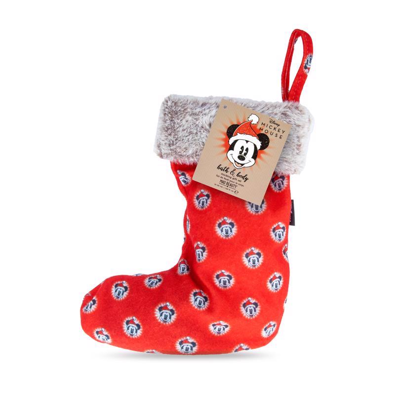 Mad Beauty Disney Multicolored Mickey Mouse Bath and Body Stocking Gift Set 3 pc, Pack of 6