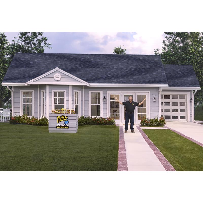 Flex Seal Family of Products Flood Protection Yellow Rubber Spray Sealant 10 oz, Pack of 6