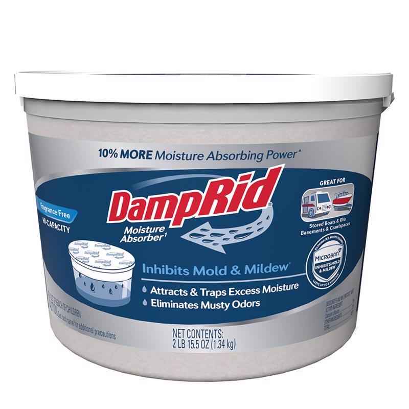 DampRid Moisture Absorber No Scent 2 lb 1 pk, Pack of 2