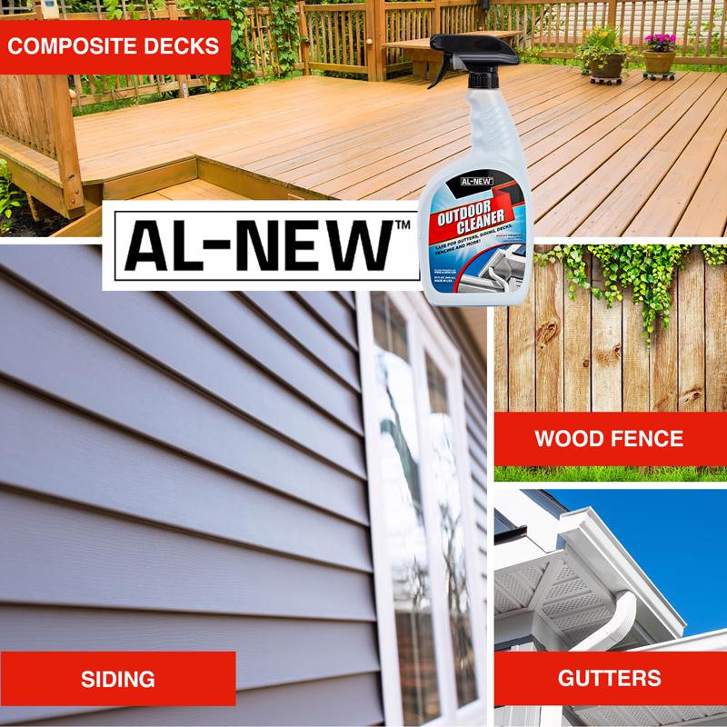 AL-NEW Woodsy Scent Outdoor Furniture Cleaner 32 oz Liquid, Pack of 6