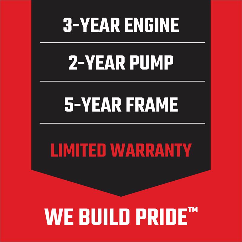 Craftsman CMXGWFN061326 3000 psi Gas 2.3 gpm Pressure Washer