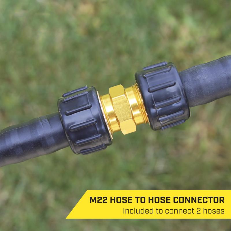 SurfaceMaxx 1/4 in. D X 50 ft. L M22 Replacement Pressure Washer Hose 3200 psi