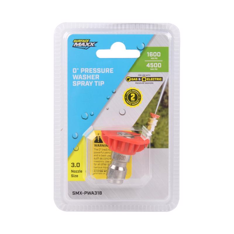 SurfaceMaxx 3.0 Orifice 0-degree Spray Nozzle 4500 psi