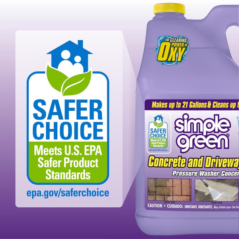 Simple Green Oxy Solve Concrete Cleaner 1 gal Liquid, Pack of 4