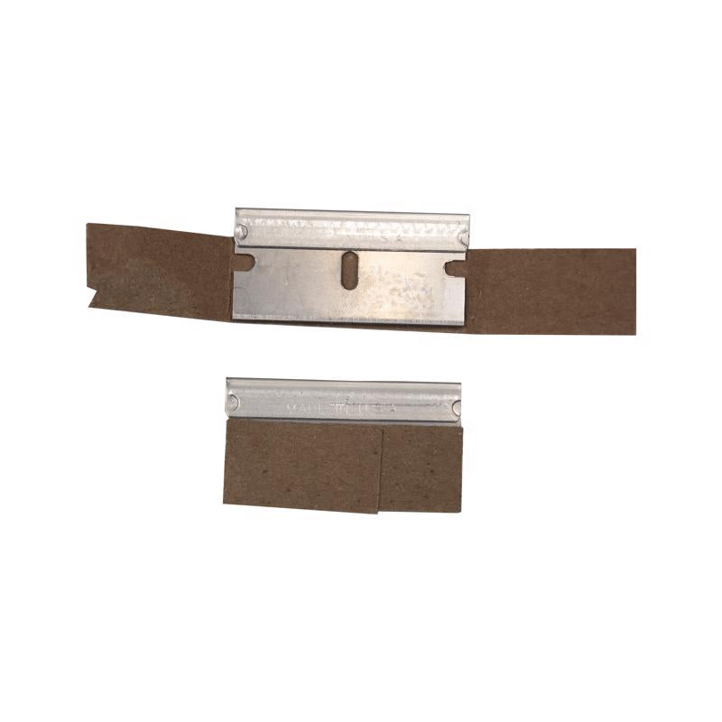 Allway Carbon Steel Single-Edge Razor Scraper, Pack of 10