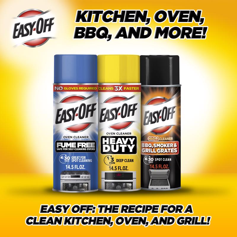 Easy-Off No Scent Oven And Grill Cleaner 24 oz Spray, Pack of 6