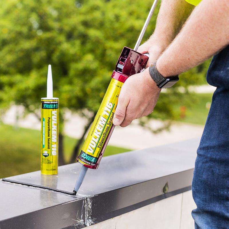 Vulkem 116 Dark Bronze Polyurethane Window and Door Caulk Sealant 10.1 fl. oz., Pack of 12