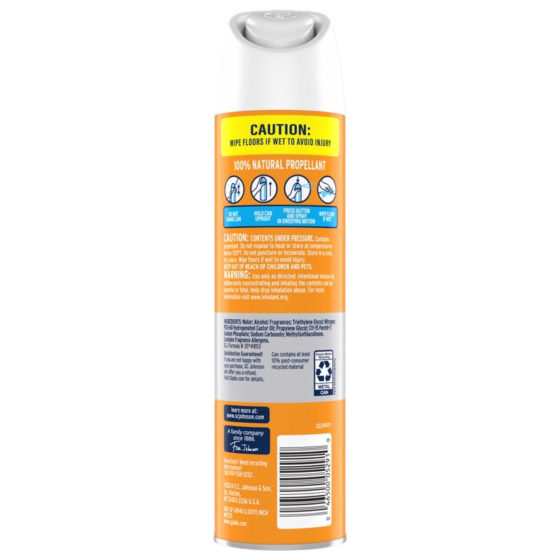 Glade Hawaiian Breeze Scent Air Freshener 8 oz Aerosol 1 pk, Pack of 6