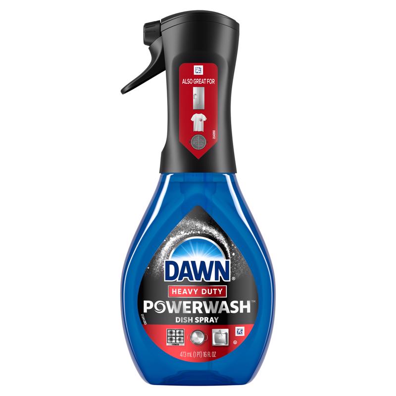 Dawn Powerwash Heavy Duty Fresh Scent Liquid Dish Spray 16 oz 1 pk, Pack of 6