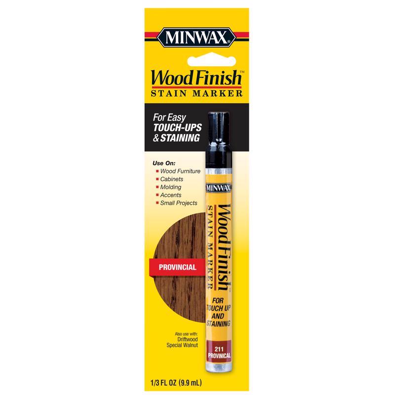 Minwax Wood Finish Stain Marker Semi-Transparent Provincial Oil-Based Stain Marker 1/3 oz