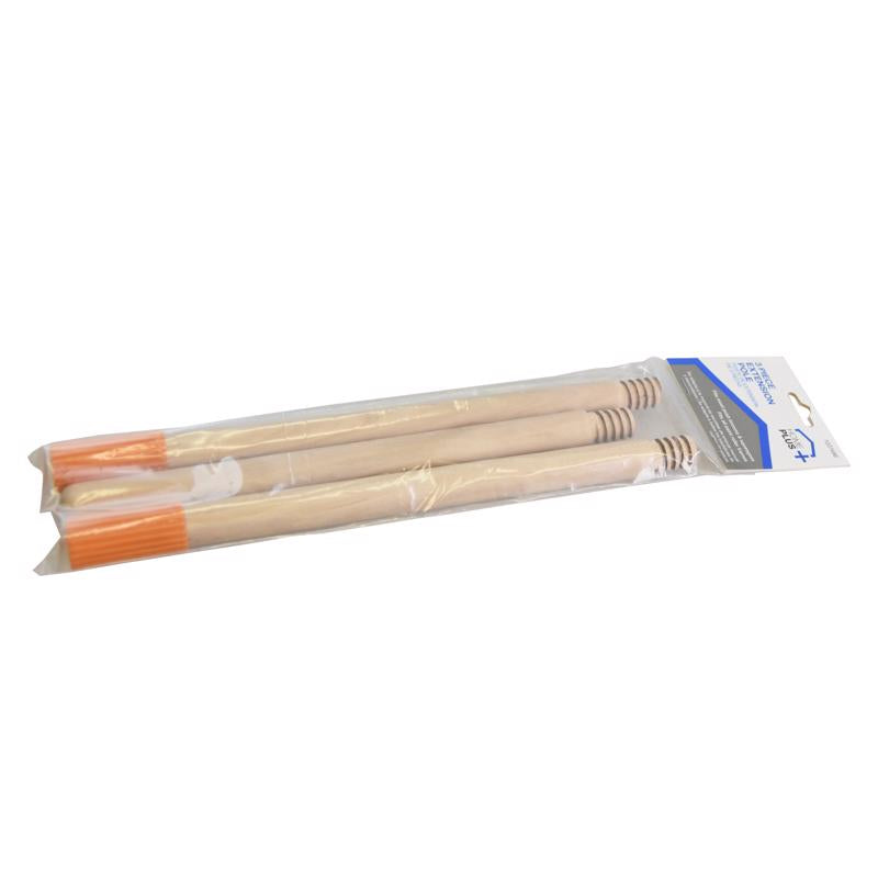 Home Plus 12 in. L X 1-1/4 in. D Wood Extension Pole Brown