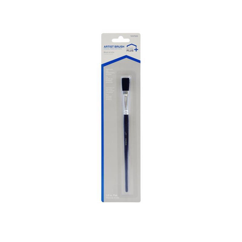 Home Plus 1/2 in. Flat Touch-Up Paint Brush, Pack of 12