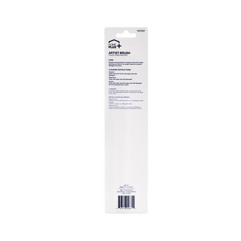 Home Plus 1/4 in. Flat Touch-Up Paint Brush, Pack of 12