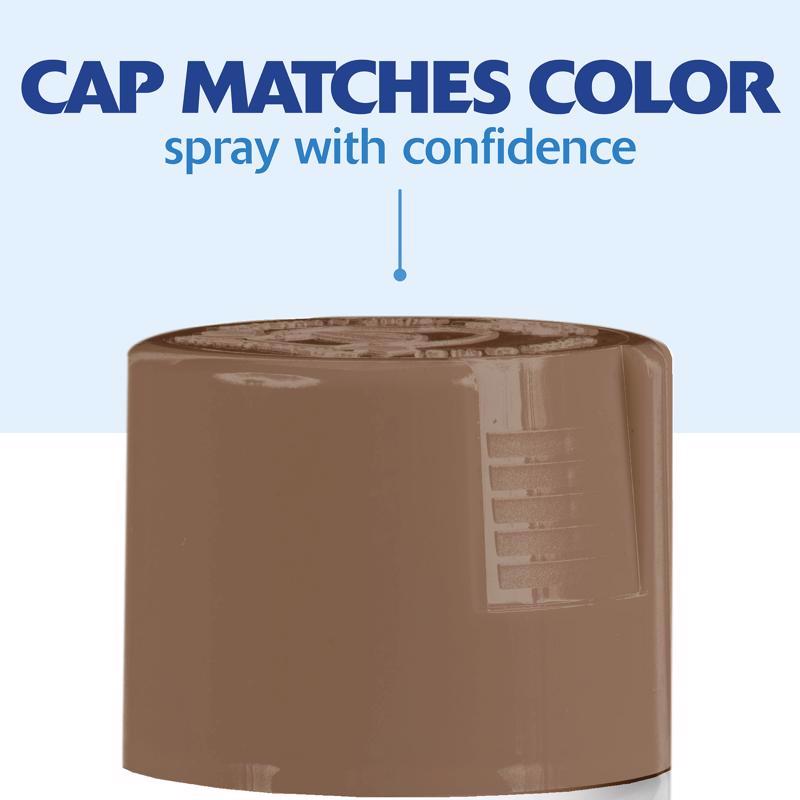 Rust-Oleum Painter's Touch 2X Ultra Cover Gloss Latte Paint+Primer Spray Paint 12 oz, Pack of 6