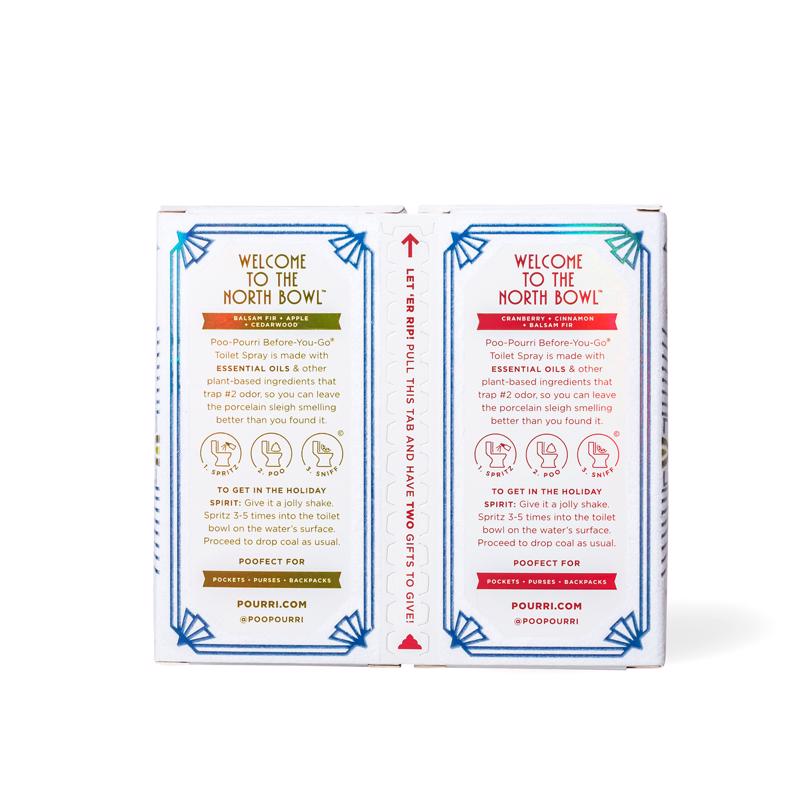 Poo-Pourri Berry & Bright/Balsam Bum Scent Air Freshener Spray 2 oz Liquid 2 pk, Pack of 6