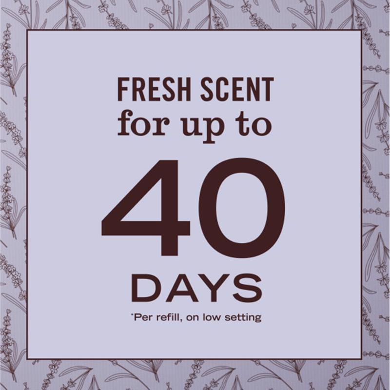 Mrs. Meyer's Clean Day Lavender Scent Air Freshener Starter Kit 0.67 oz Liquid 1 pk, Pack of 4