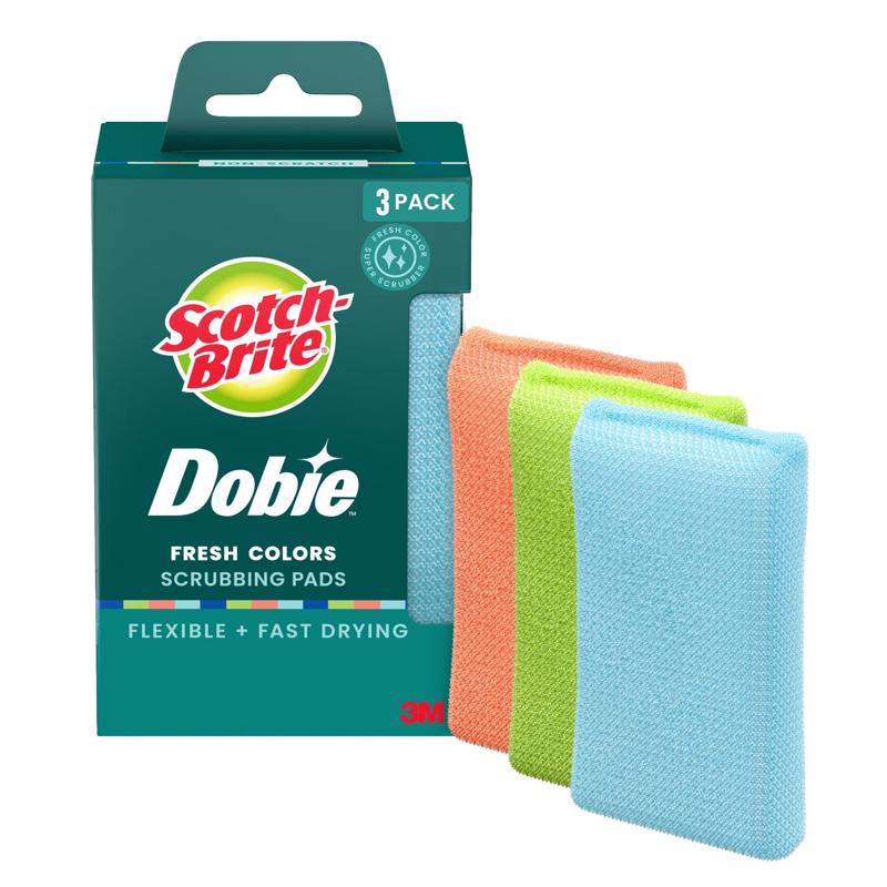 Scotch-Brite Medium Duty Scrubbing Pads For All Purpose 3 pk, Pack of 8