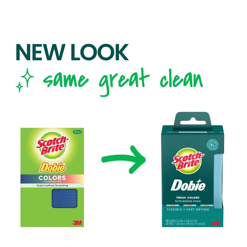 Scotch-Brite Medium Duty Scrubbing Pads For All Purpose 3 pk, Pack of 8