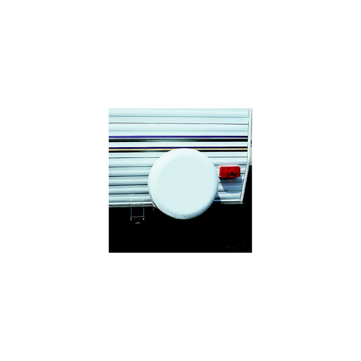 ADCO Vinyl Solid Spare Tire Cover, 34″ Polar White