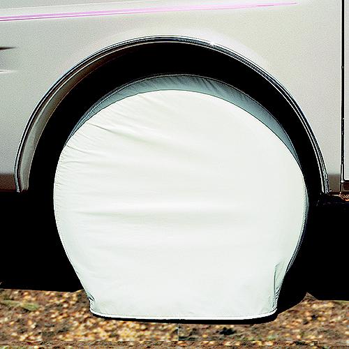 ADCO Polar White Vinyl Tyre Gards (2 Per Pack)