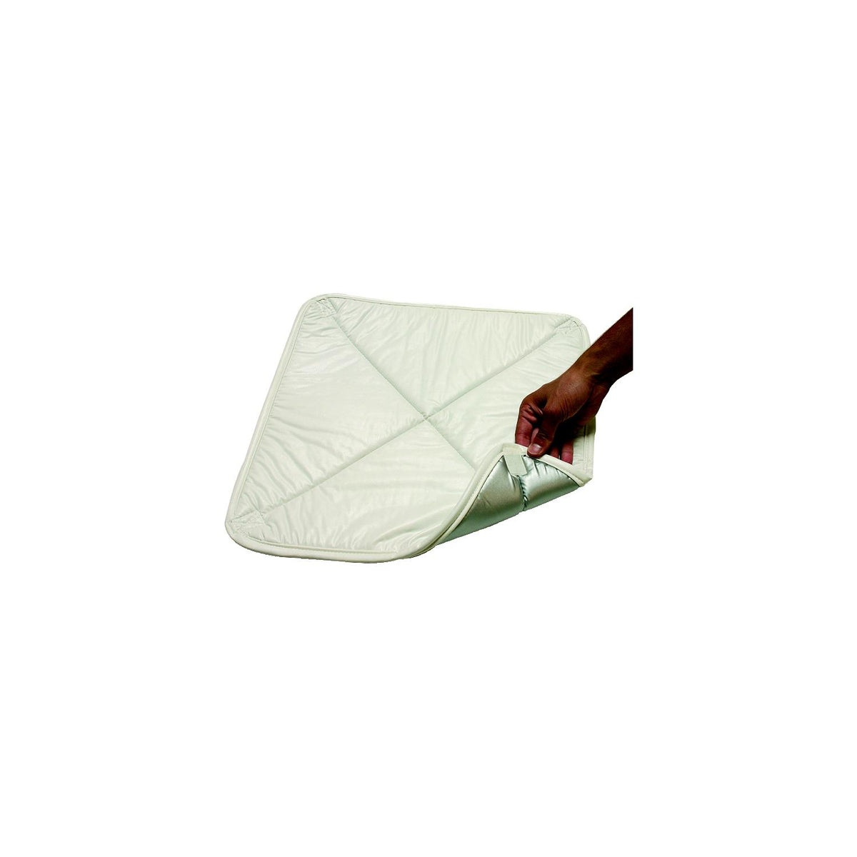 ADCO Deluxe Solar Vent Cover, White Vinyl With Reflective Silver Finish On One Side For 14″ x 14″ Roof Vent