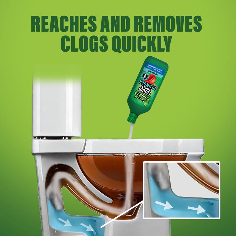 Green Gobbler Liquid Toilet Clog Remover 12 fl. oz., Pack of 6