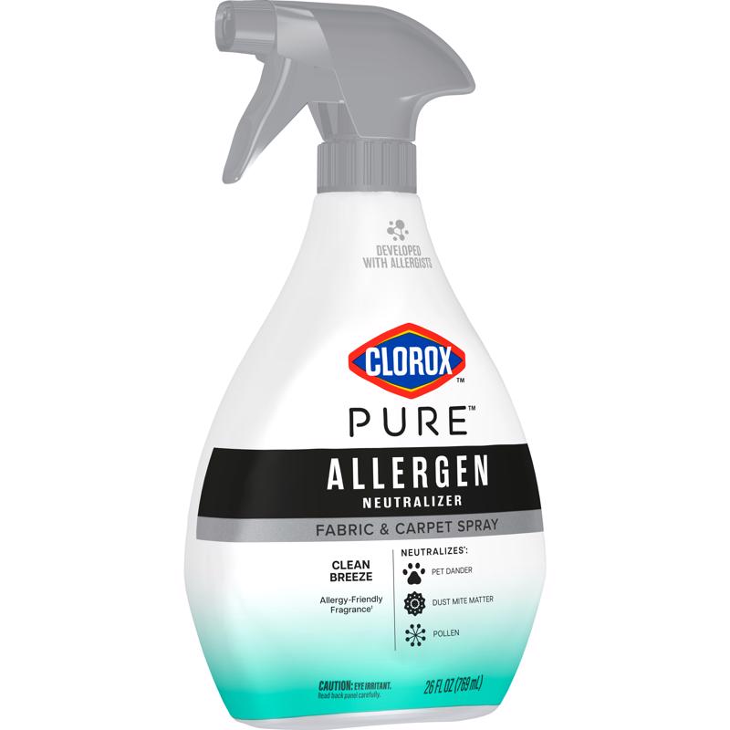 Clorox Pure Clean Breeze Scent Air Freshener Spray 26 oz Aerosol 1 pk, Pack of 6
