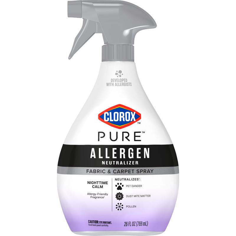 Clorox Pure Nighttime Calm Scent Air Freshener Spray 26 oz Liquid 1 pk, Pack of 6