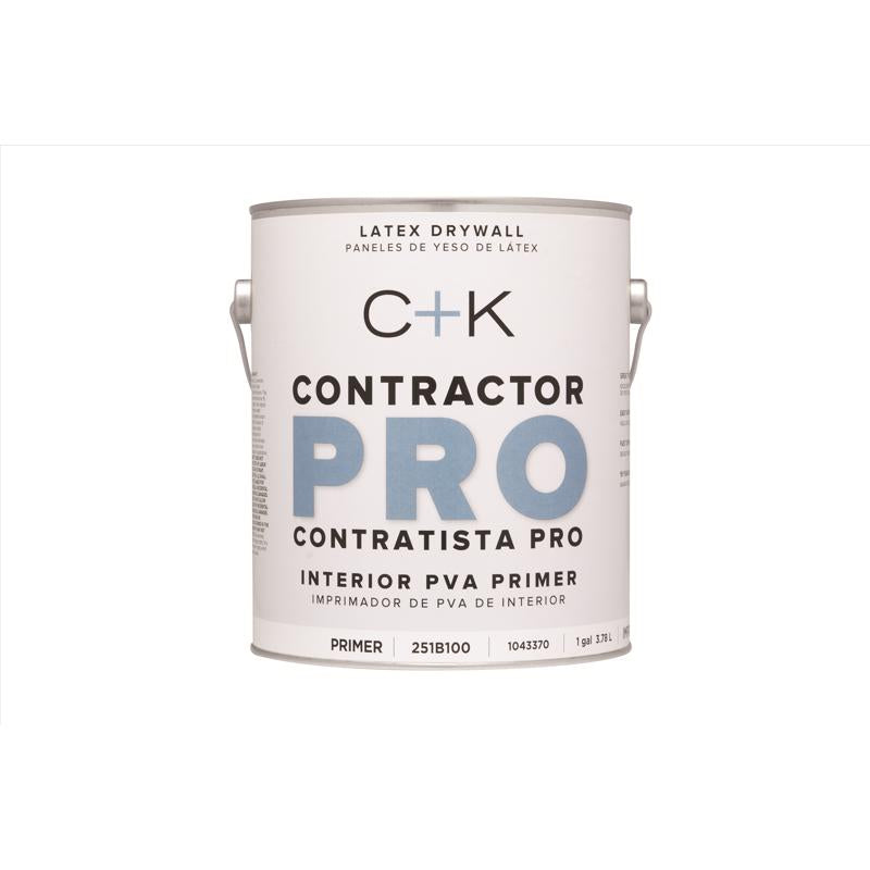 Ace Contractor Pro Primer - Goes on White Acrylic Latex Primer 1 gal, Pack of 4