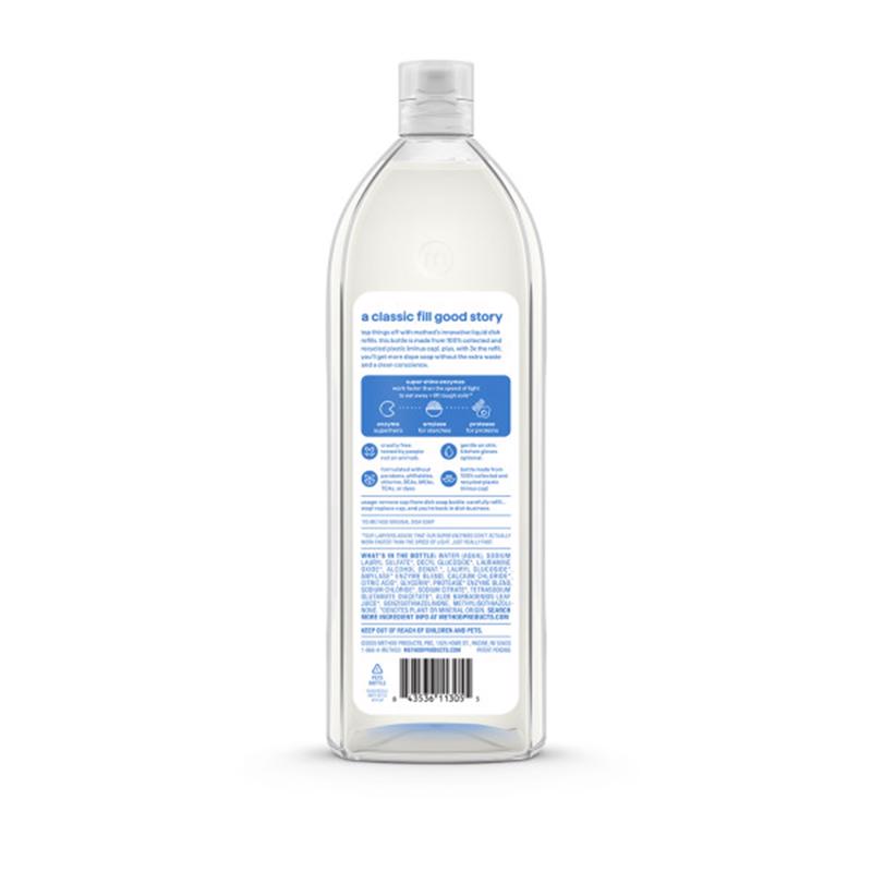 Method Super Shine Free & Clear Scent Liquid Dish Soap Refill 48 oz 1 pk, Pack of 3