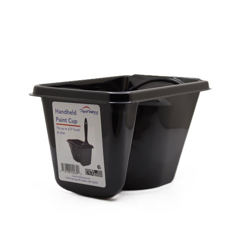 Lindar PaintWell Black Plastic Paint Pail, Pack of 30