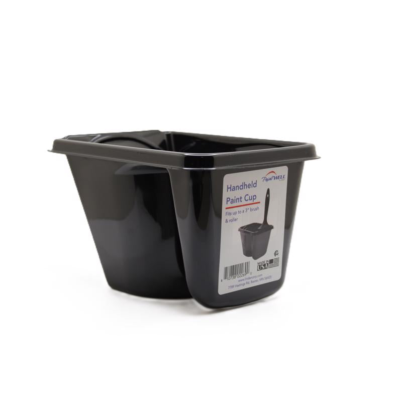 Lindar PaintWell Black Plastic Paint Pail, Pack of 30