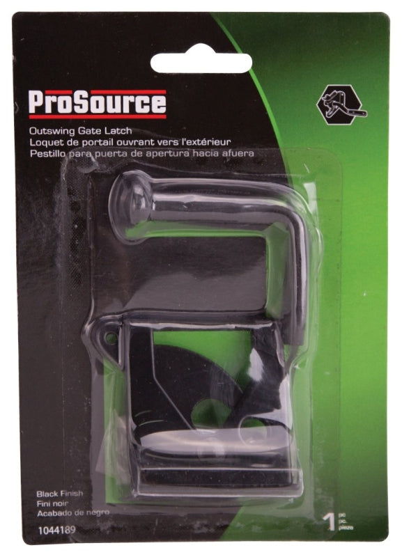 ProSource 33199PKS-PS Gate Latch, 5/8 in Bolt Head, 1-1/2 in L Bolt, Steel, Powder-Coated