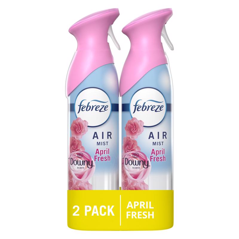 Febreze April Fresh Scent Air Freshener Spray Aerosol 2 pk, Pack of 3