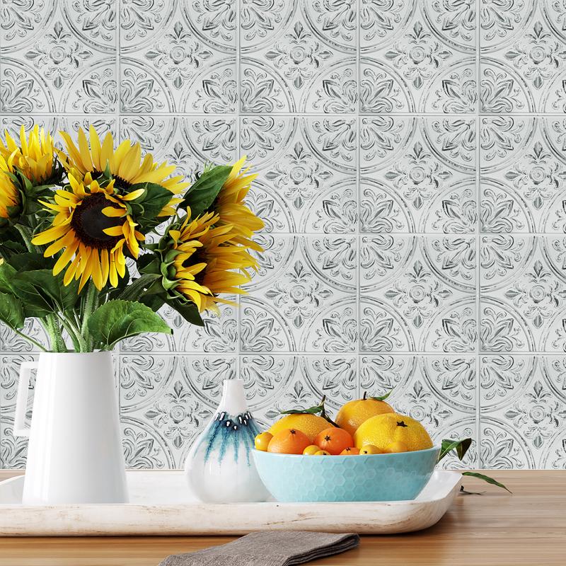 RoomMates 10.5 in. W X 10.5 in. L Peel and Stick Wall Decal, Pack of 6