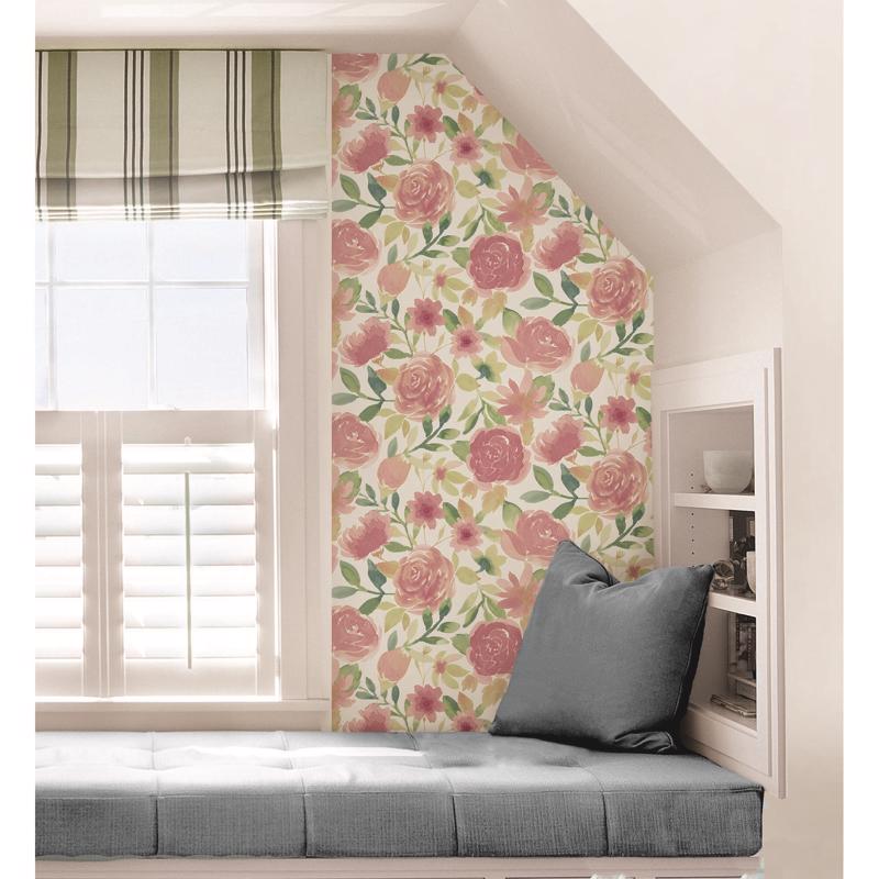 NuWallpaper 20.5 in. W X 216 in. L Peel and Stick Wallpaper, Pack of 4