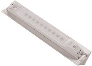 Fulcrum 30050-308 Motion Sensor Light, AA Battery, 10-Lamp, LED Lamp, 65 Lumens, 7000 K Color Temp, White, Screw