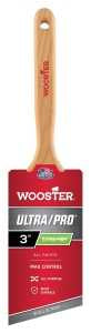 Wooster 4153-3 Paint Brush, 3 in W, 3-3/16 in L Bristle, Nylon Bristle, Sash Handle