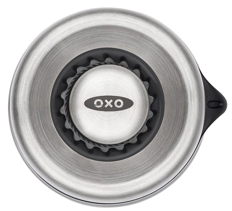 Oxo 1141000 Salt and Pepper Grinder Set, 1.94 oz Pepper, 4.76 oz Salt Capacity, Plastic/Stainless Steel, Clear