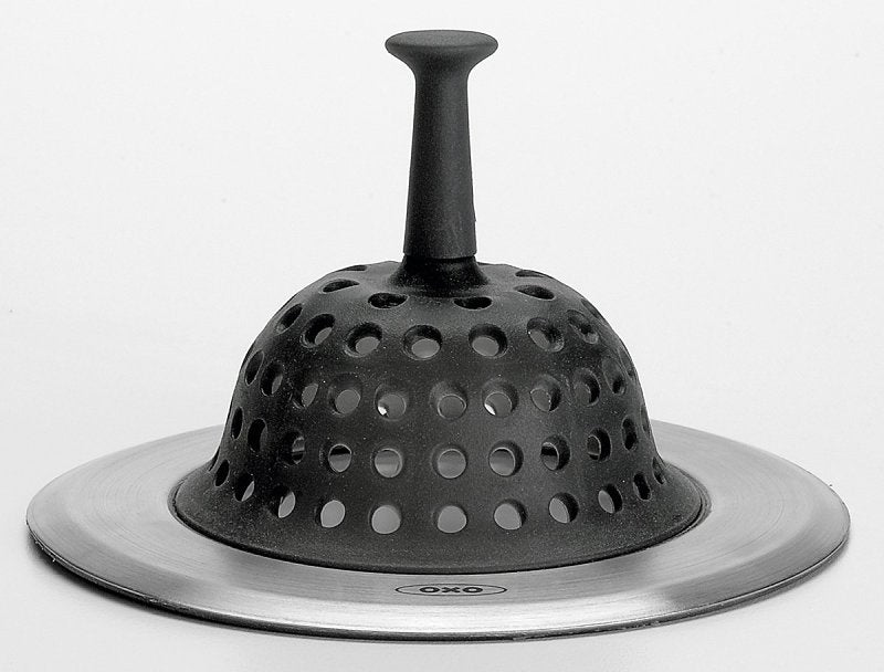Good Grips 1308200 Sink Strainer, Silicone/Stainless Steel
