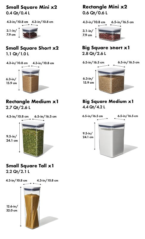 Good Grips 11236000 Pop Container Set