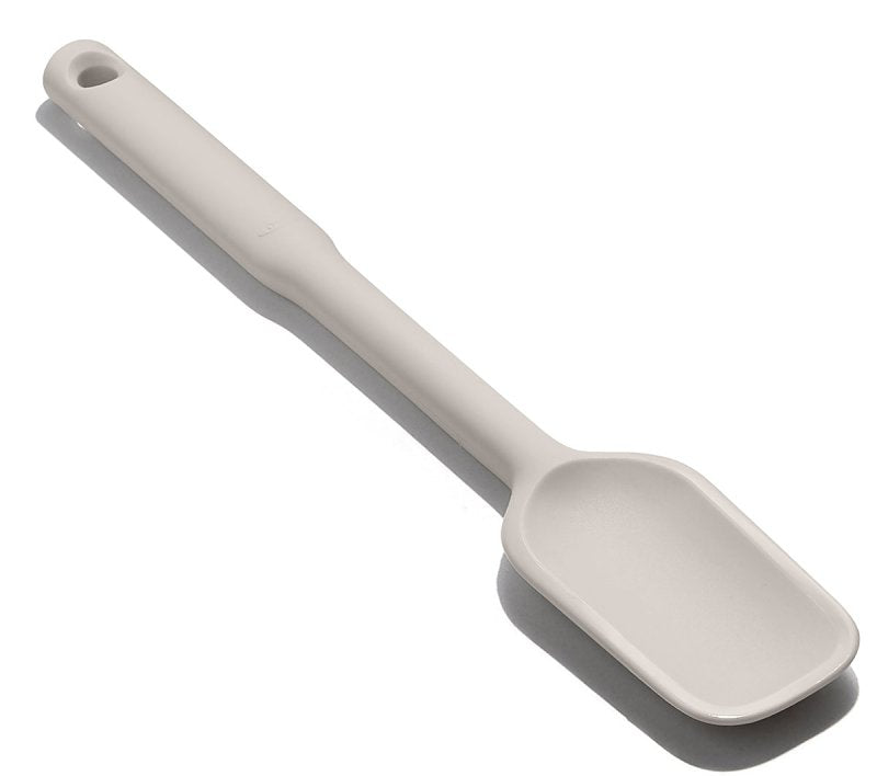 Good Grips 11280600 Spoon Spatula, 2-5/16 in W Blade, 11-3/4 in OAL, Silicone Blade, Black/White