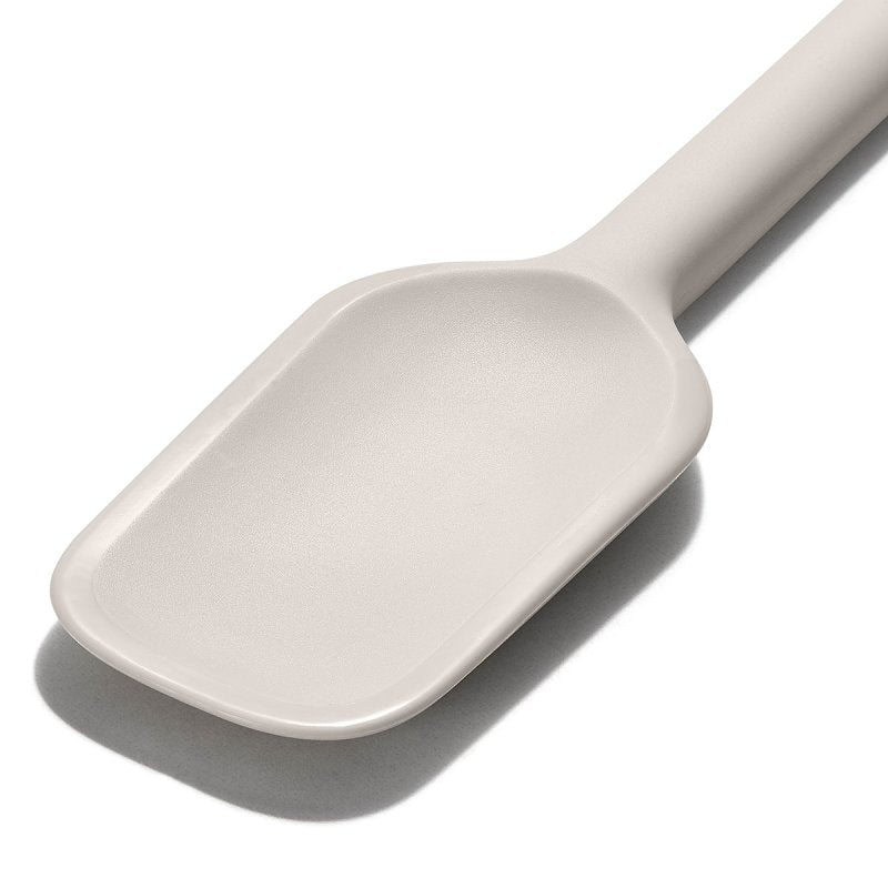 Good Grips 11280600 Spoon Spatula, 2-5/16 in W Blade, 11-3/4 in OAL, Silicone Blade, Black/White