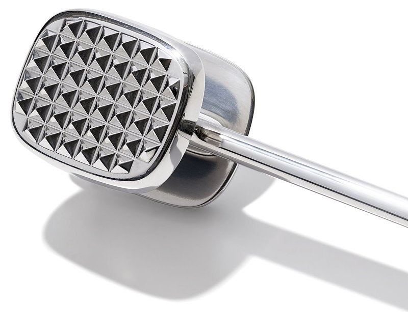 Good Grips 11303000 Meat Tenderizer, 9-3/4 in L, 2.4 in W, Aluminum